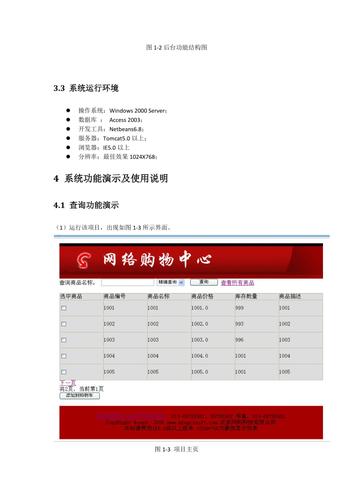java-网上购物系统报告